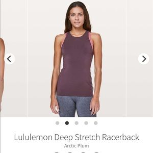 Lululemon Deep Stretch Racerback